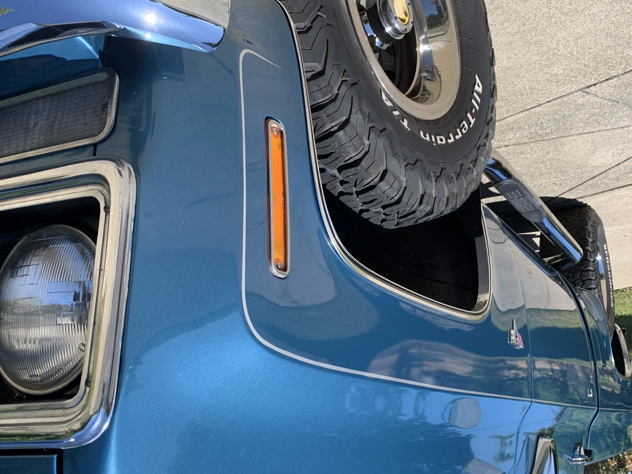 Chevrolet-Ck-truck-k10-1975-Blue-Blue-1