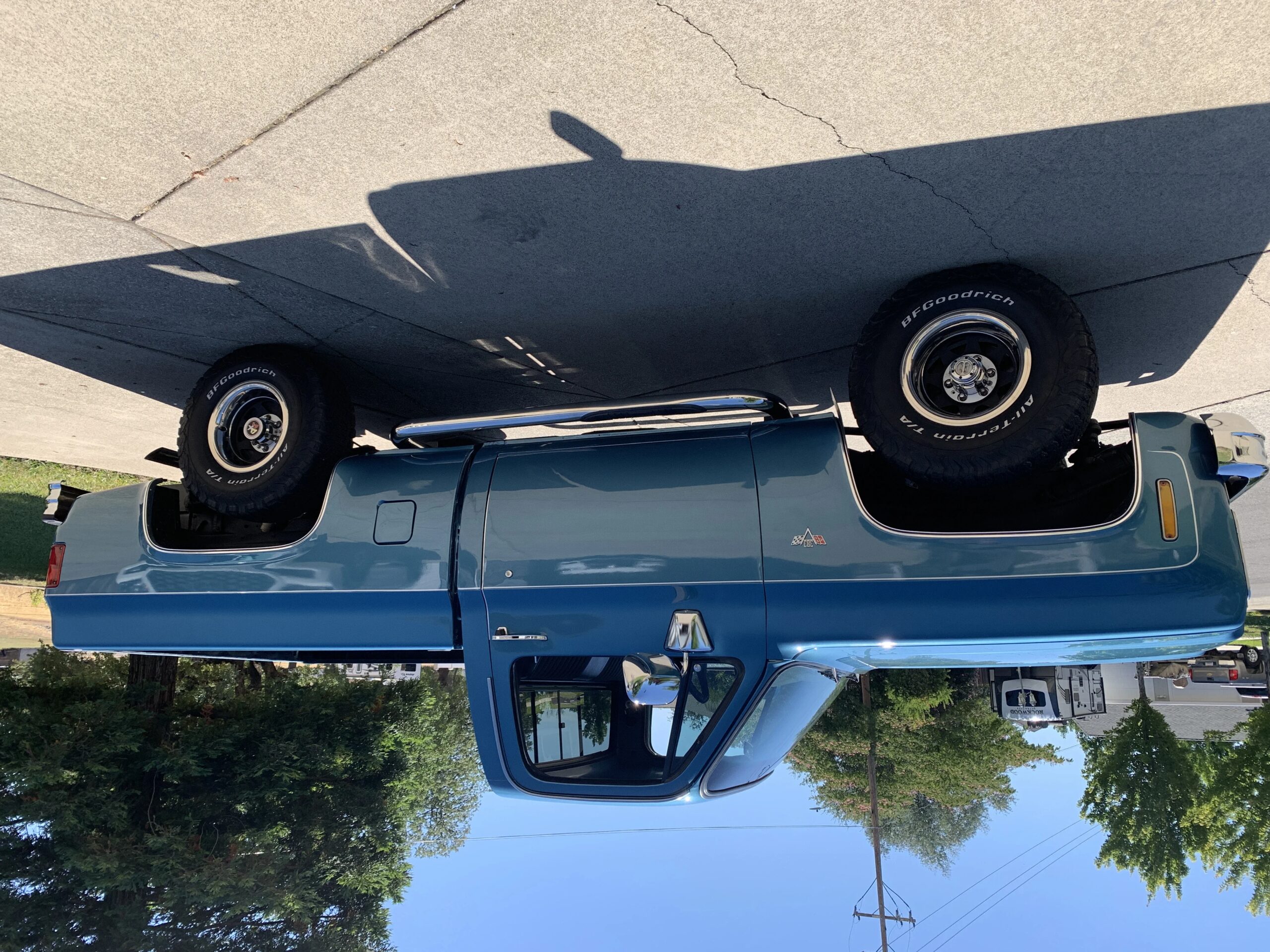 Chevrolet-Ck-truck-k10-1975-Blue-Blue