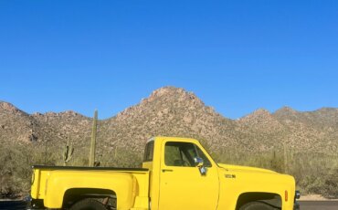 Chevrolet-Ck-truck-k10-1978-Yellow-Gray-1