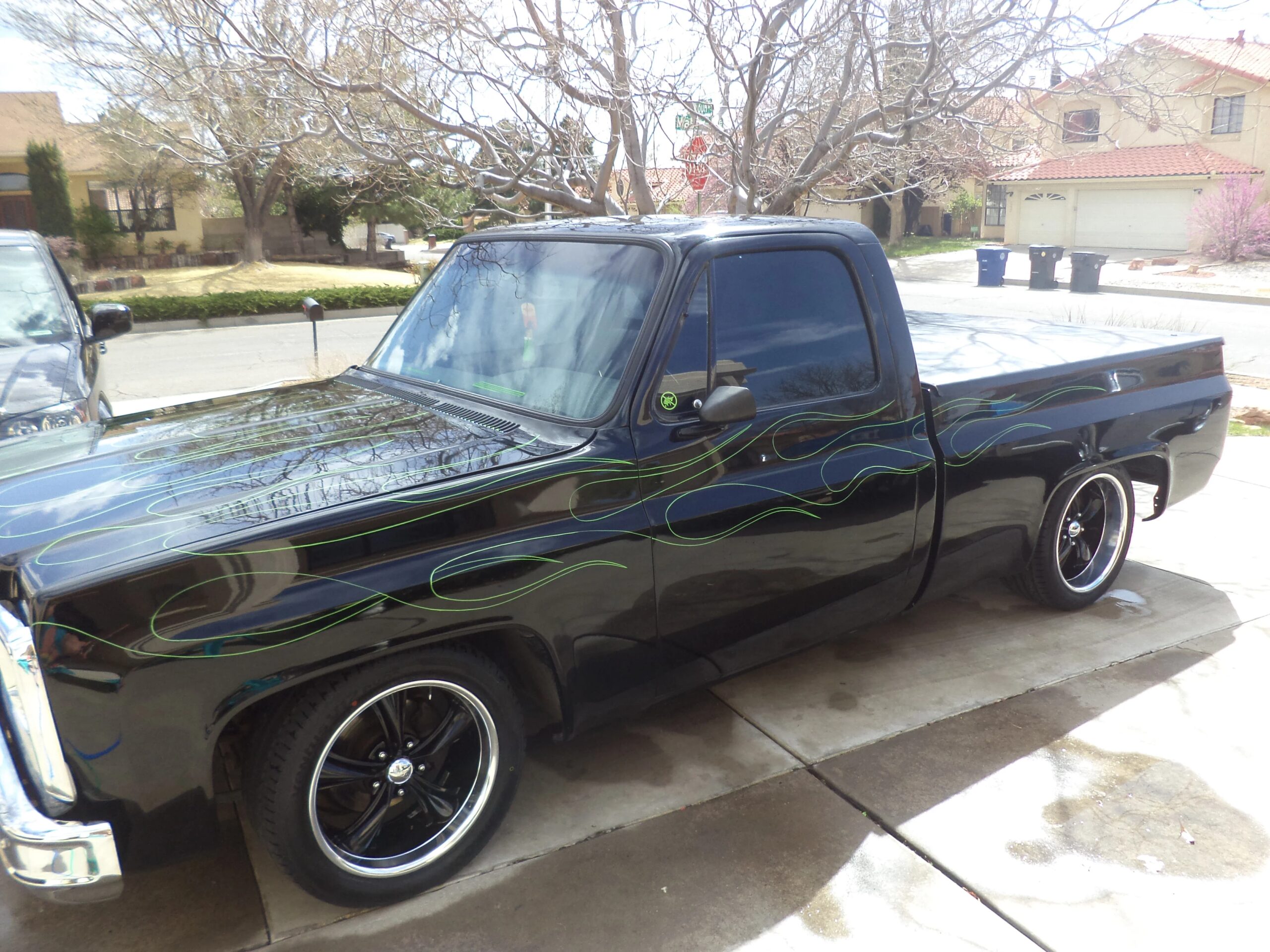 Chevrolet-Ck-trucks-1974-Black-Gray-35