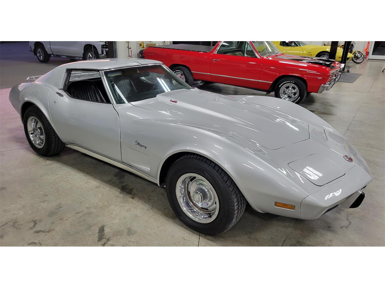 Chevrolet-Corvette-1976-Silver-Black-7