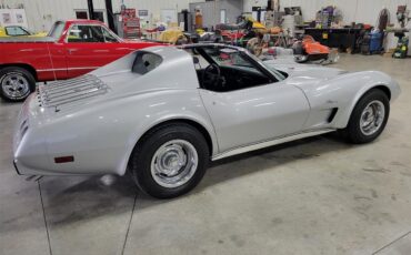 Chevrolet-Corvette-1976-Silver-Black-9