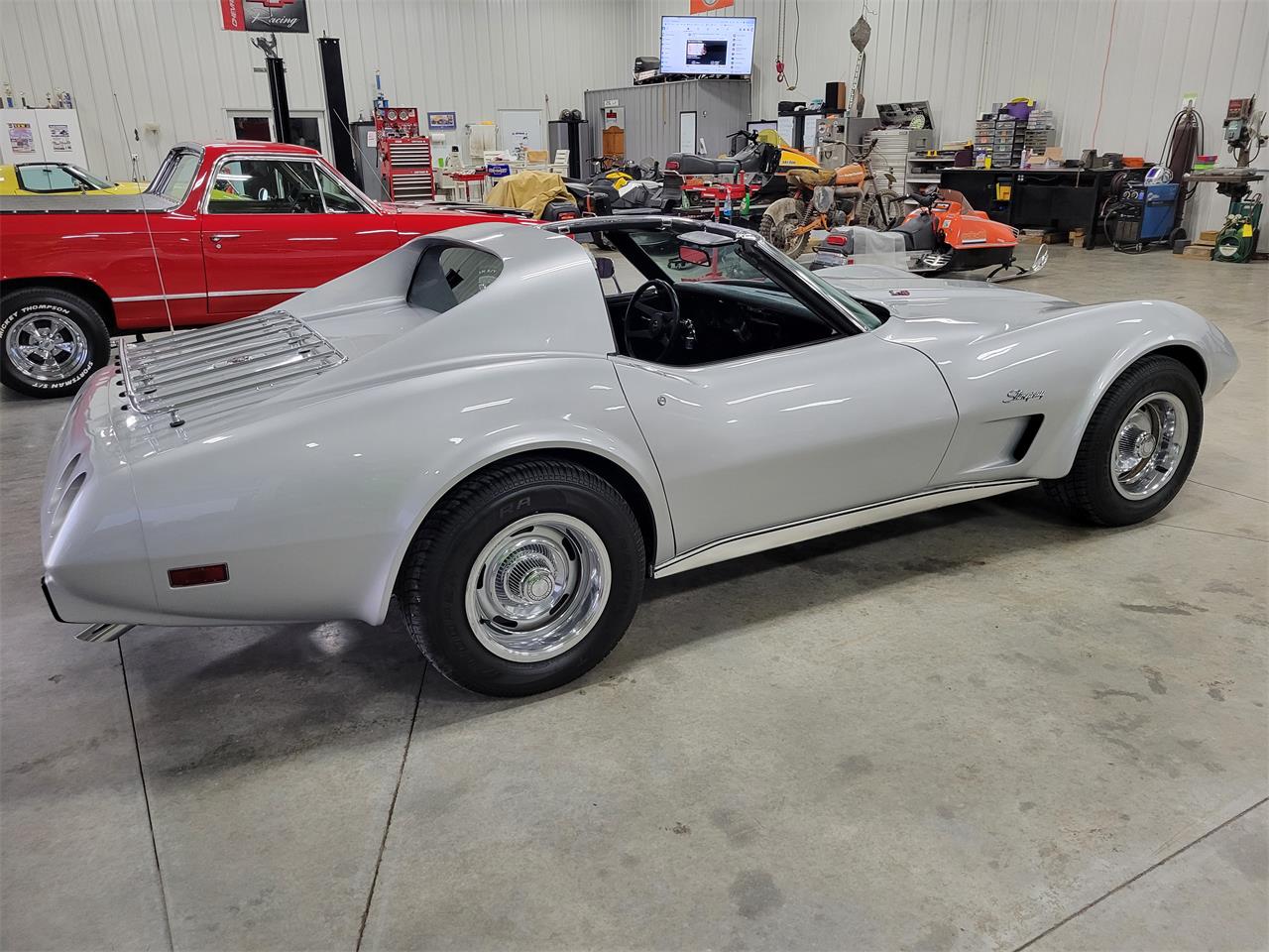 Chevrolet-Corvette-1976-Silver-Black-9