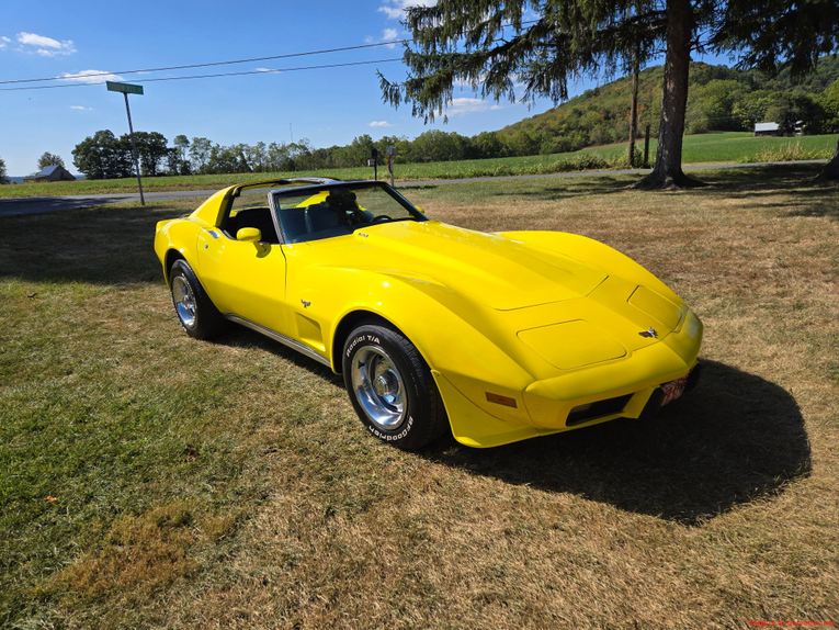 Chevrolet-Corvette-1977-Yellow-Black-11