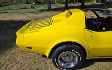 Chevrolet-Corvette-1977-Yellow-Black-38