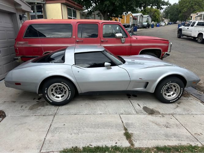 Chevrolet-Corvette-1979-Gray-Red-5