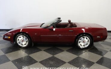 Chevrolet-Corvette-1993-Brilliant-Red-metall-Burgundy-1