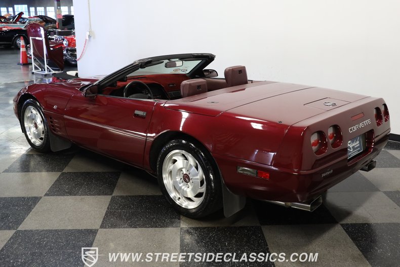 Chevrolet-Corvette-1993-Brilliant-Red-metall-Burgundy-5
