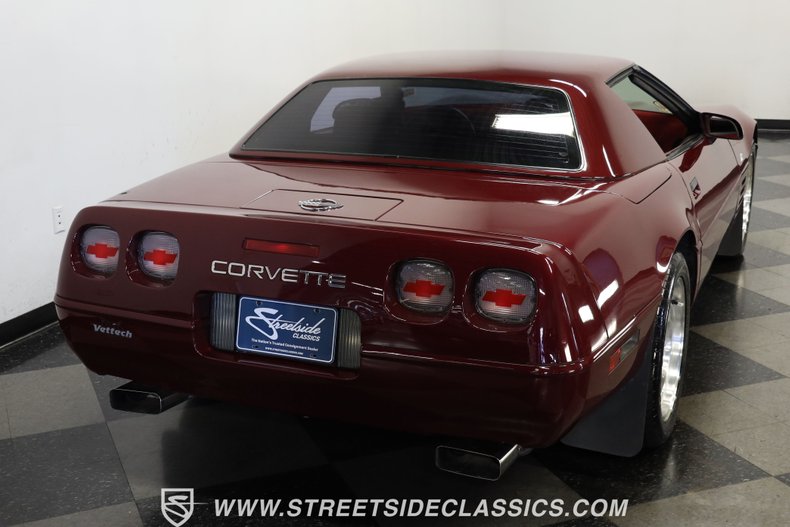 Chevrolet-Corvette-1993-Brilliant-Red-metall-Burgundy-8