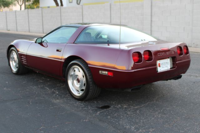 Chevrolet-Corvette-1993-Burgundy-Burgundy-2
