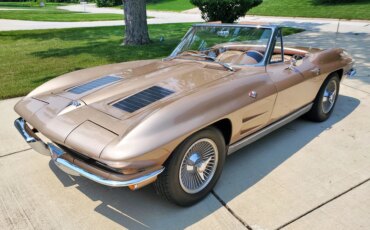 Chevrolet-Corvette-convertible-1963-Tan-Tan-1