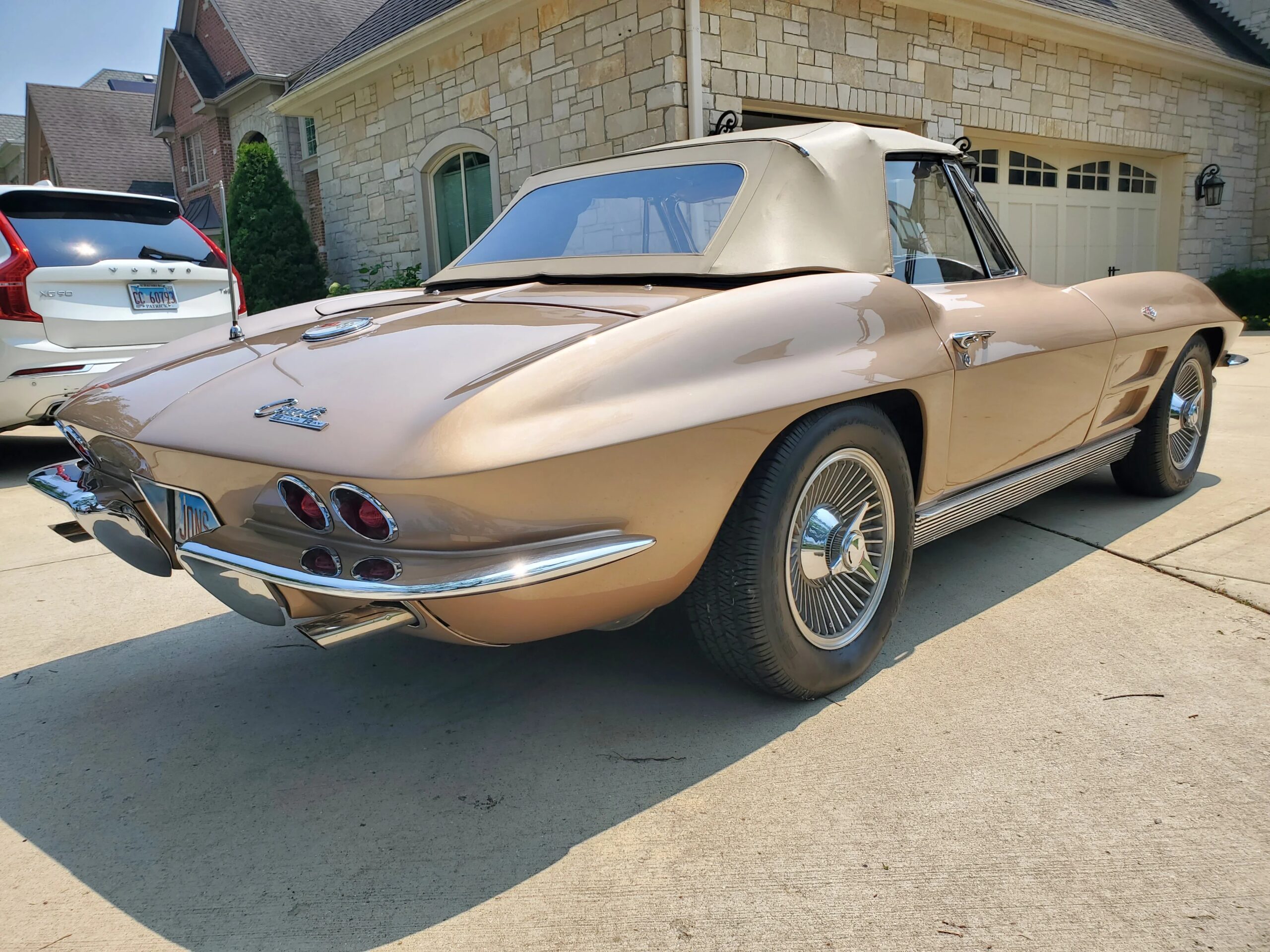 Chevrolet-Corvette-convertible-1963-Tan-Tan-13