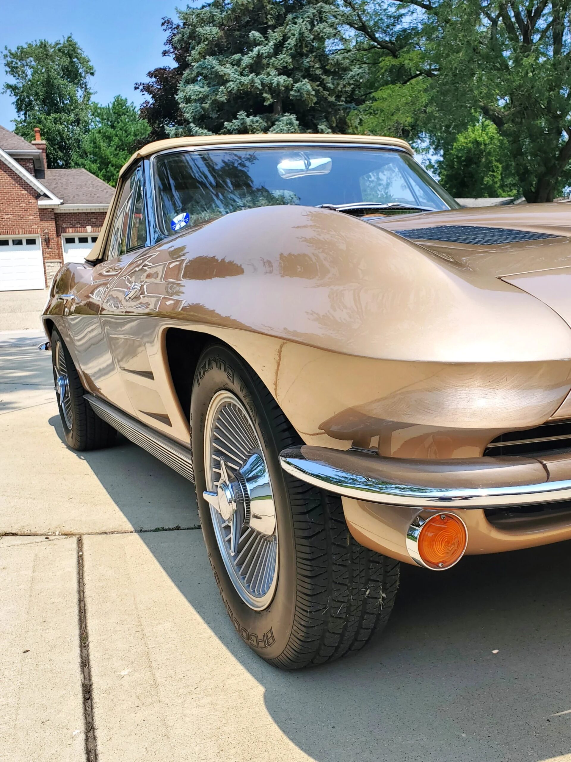 Chevrolet-Corvette-convertible-1963-Tan-Tan-18