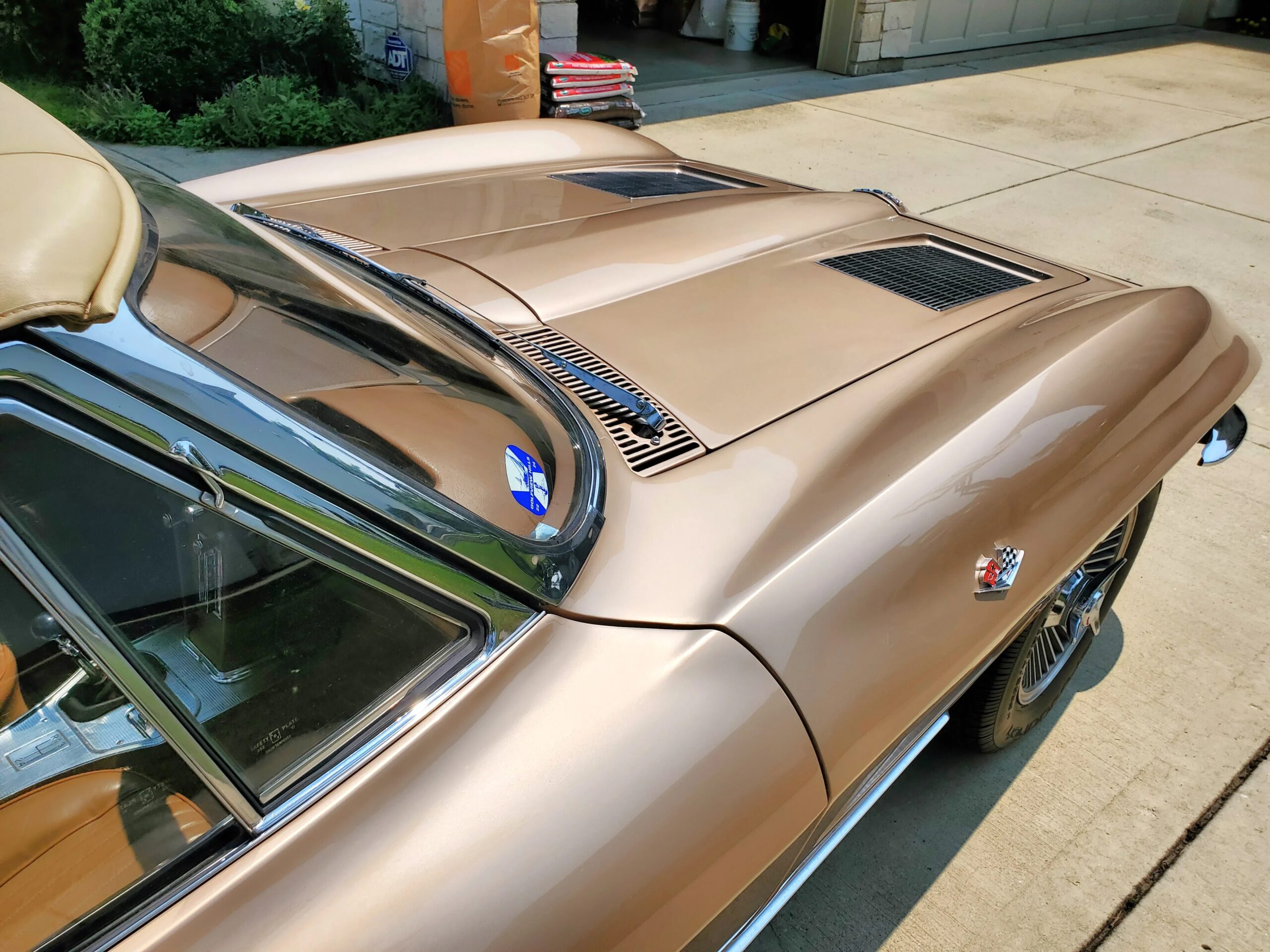 Chevrolet-Corvette-convertible-1963-Tan-Tan-19