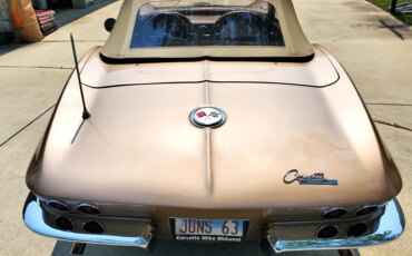 Chevrolet-Corvette-convertible-1963-Tan-Tan
