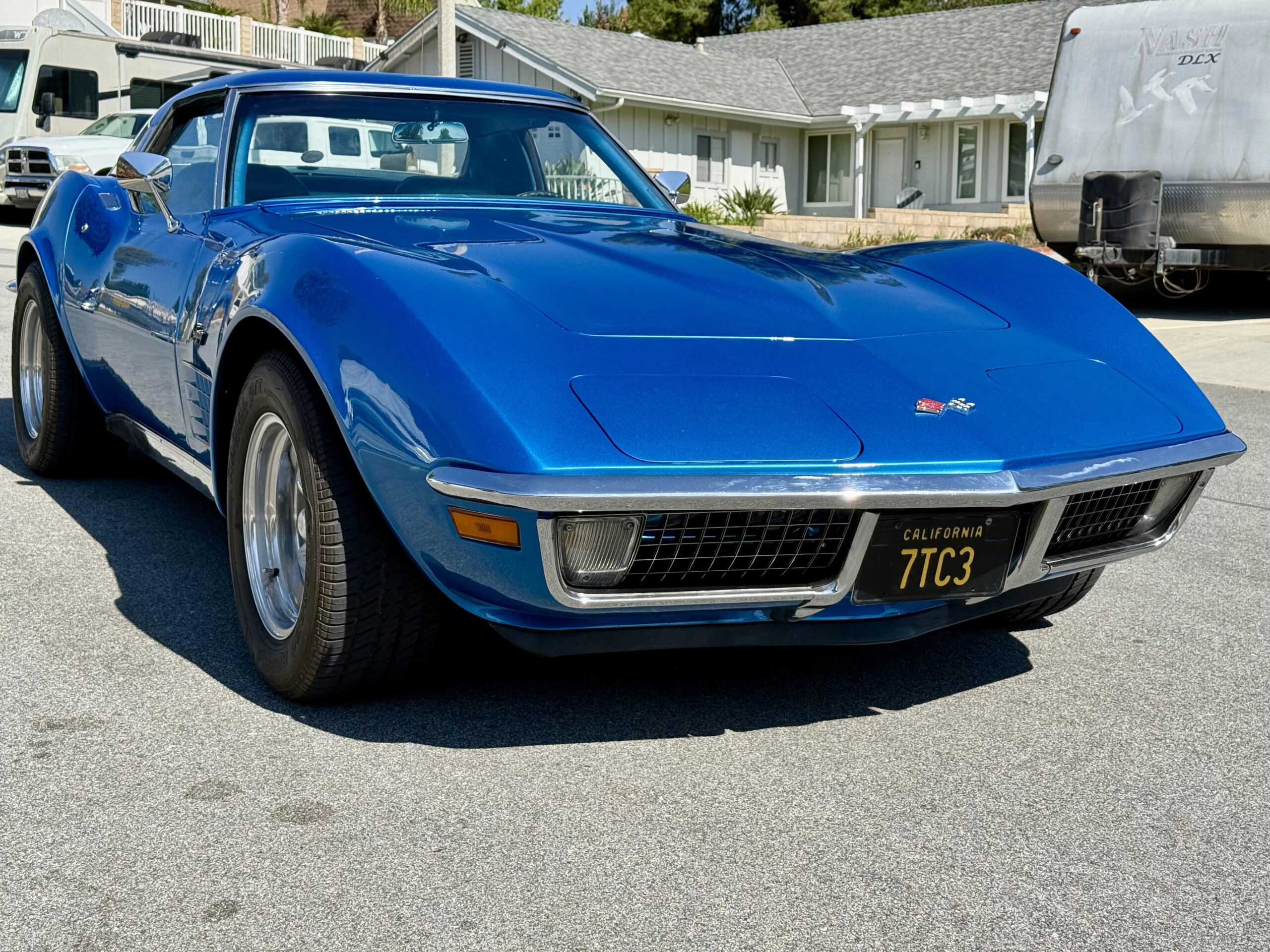 Chevrolet-Corvette-convertible-1970-Blue-Blue-13