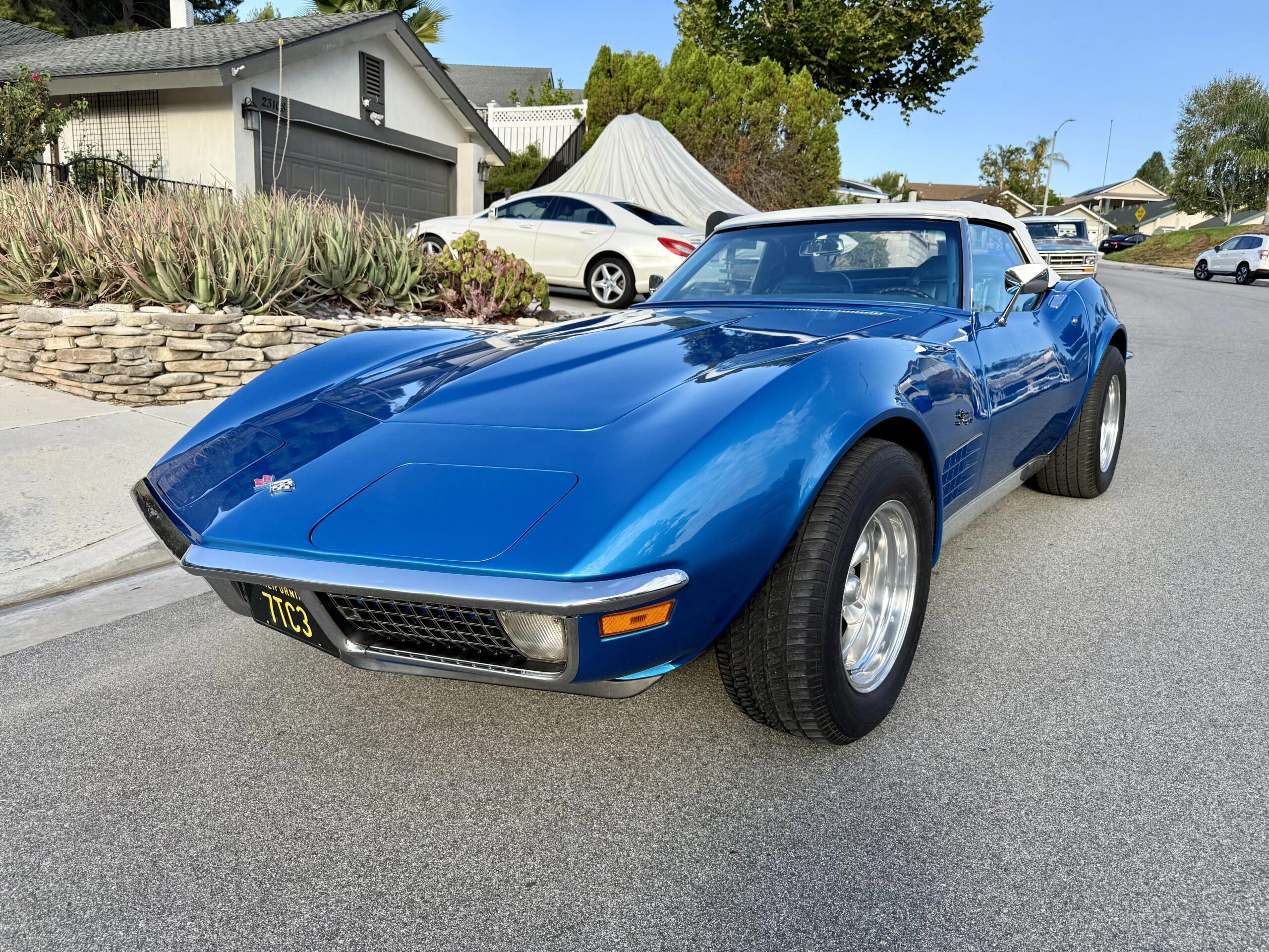 Chevrolet-Corvette-convertible-1970-Blue-Blue-9