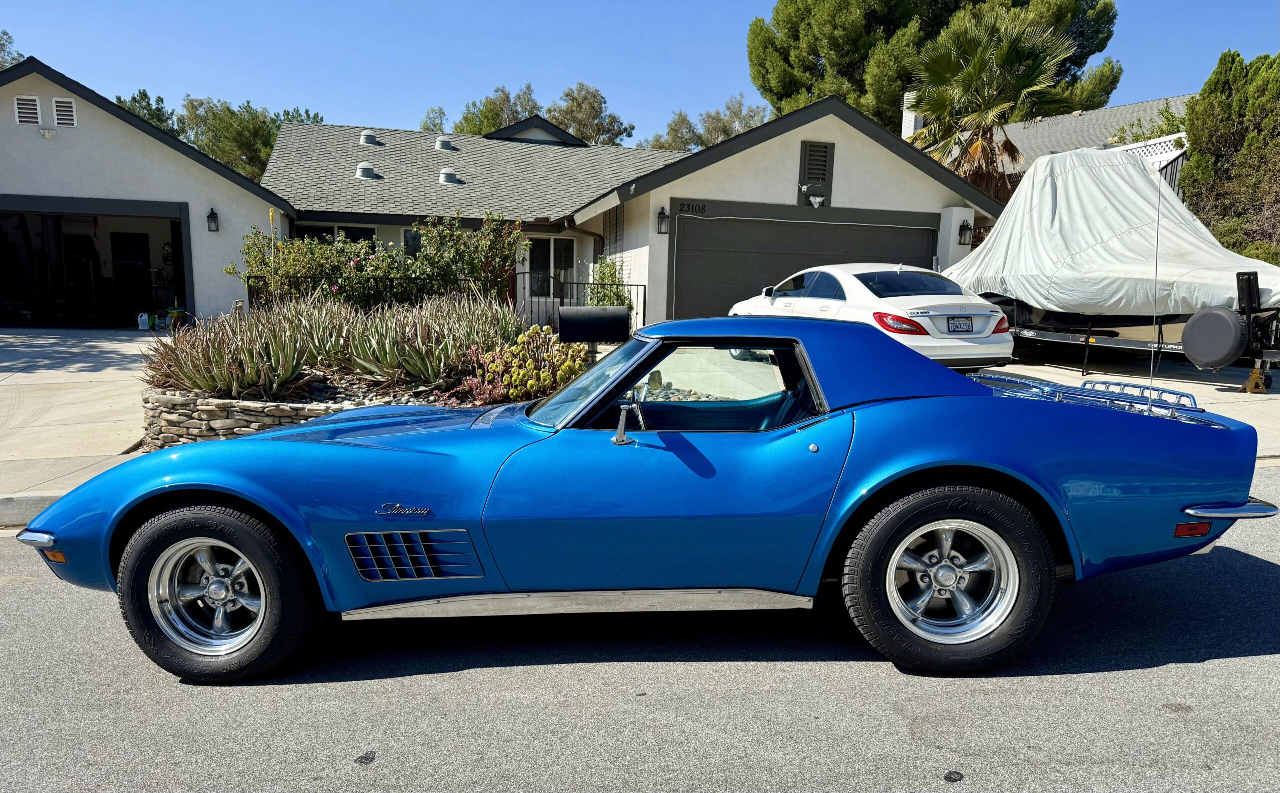 Chevrolet-Corvette-convertible-1970-Blue-Blue