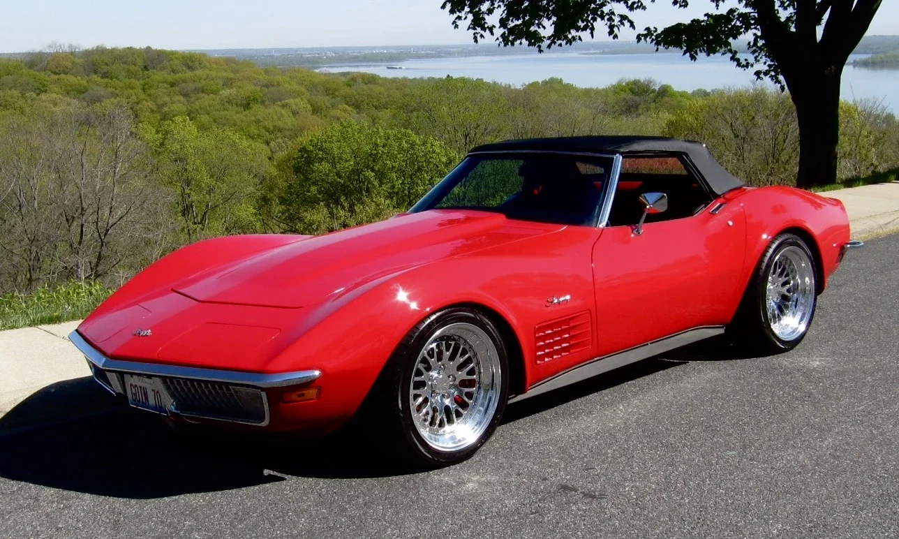 Chevrolet-Corvette-convertible-1970-Red-Black-5