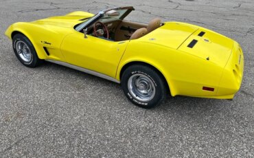 Chevrolet-Corvette-convertible-1974-Yellow-Brown-11