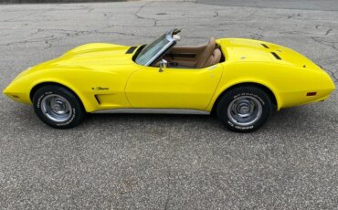 Chevrolet-Corvette-convertible-1974-Yellow-Brown-13