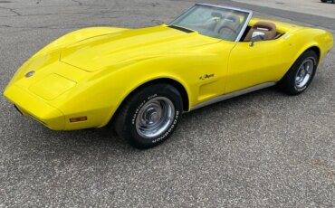 Chevrolet-Corvette-convertible-1974-Yellow-Brown-14