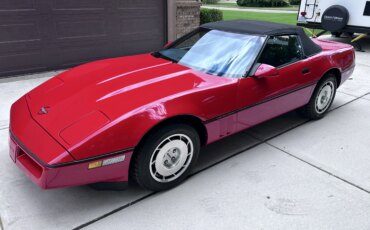 Chevrolet-Corvette-convertible-1986-Red-Black-1