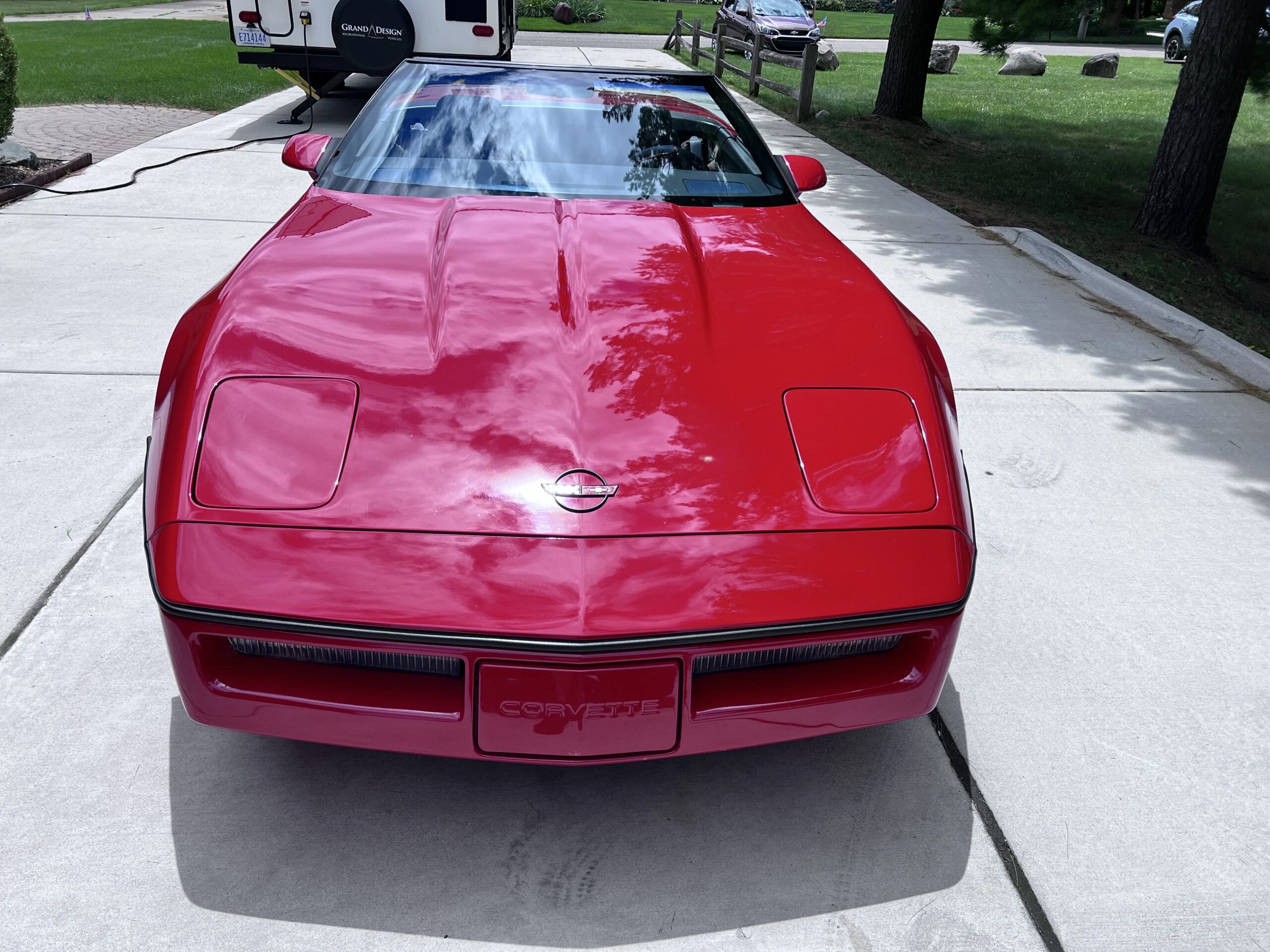 Chevrolet-Corvette-convertible-1986-Red-Black-11
