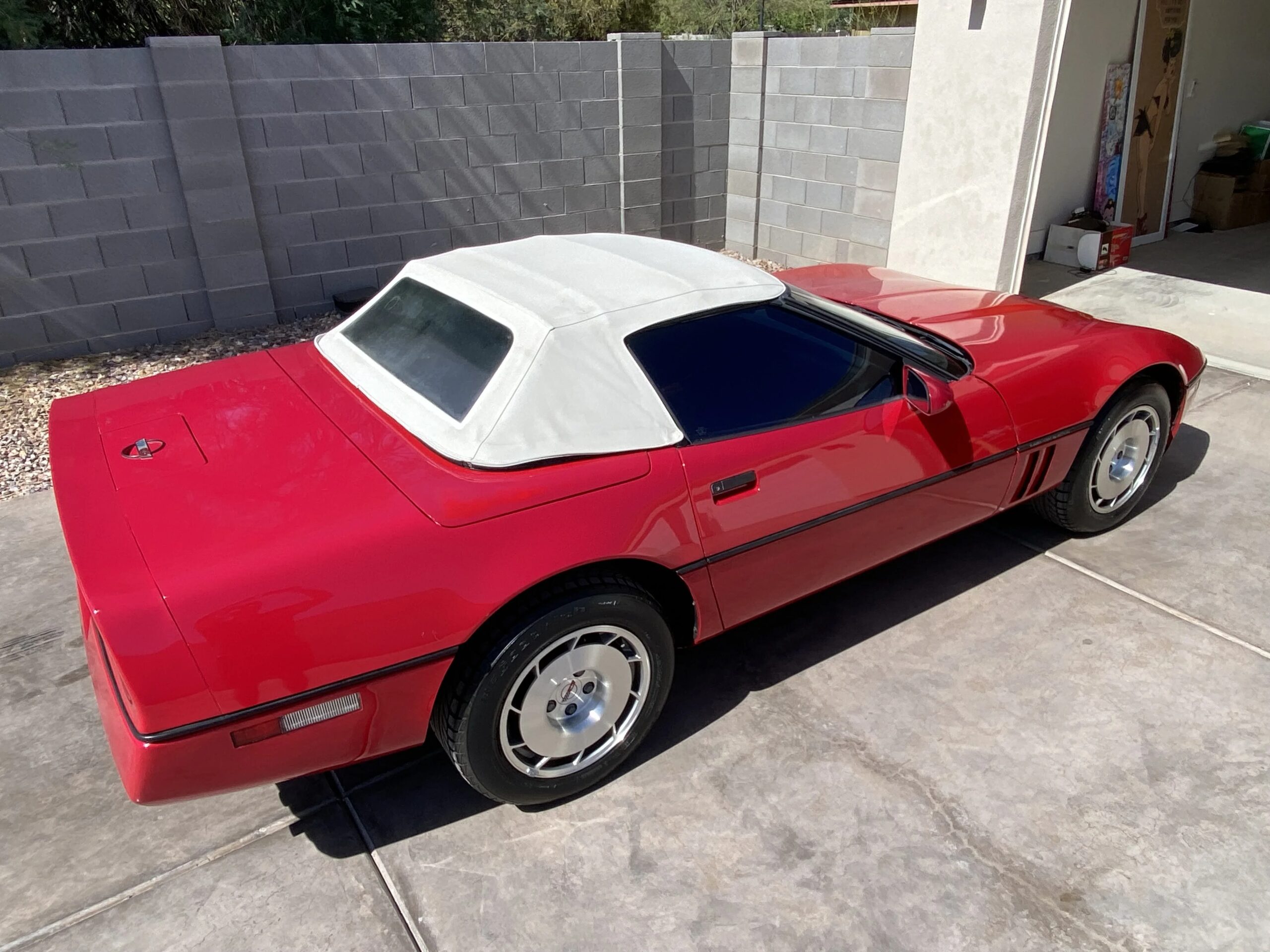 Chevrolet-Corvette-convertible-1986-Red-Red-12
