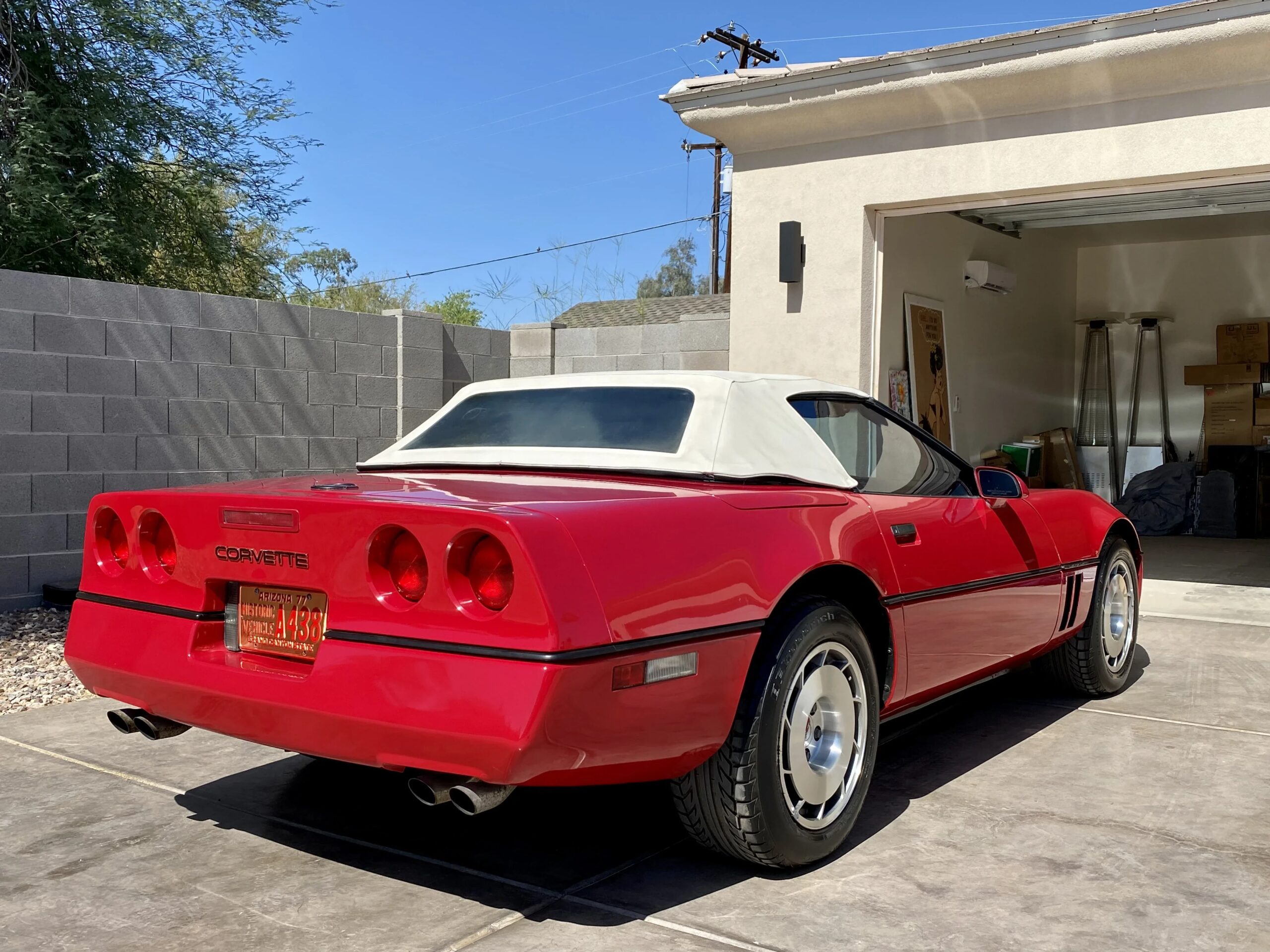 Chevrolet-Corvette-convertible-1986-Red-Red-14