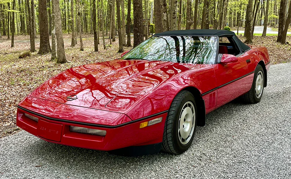 Chevrolet-Corvette-convertible-1986-Red-Red-5