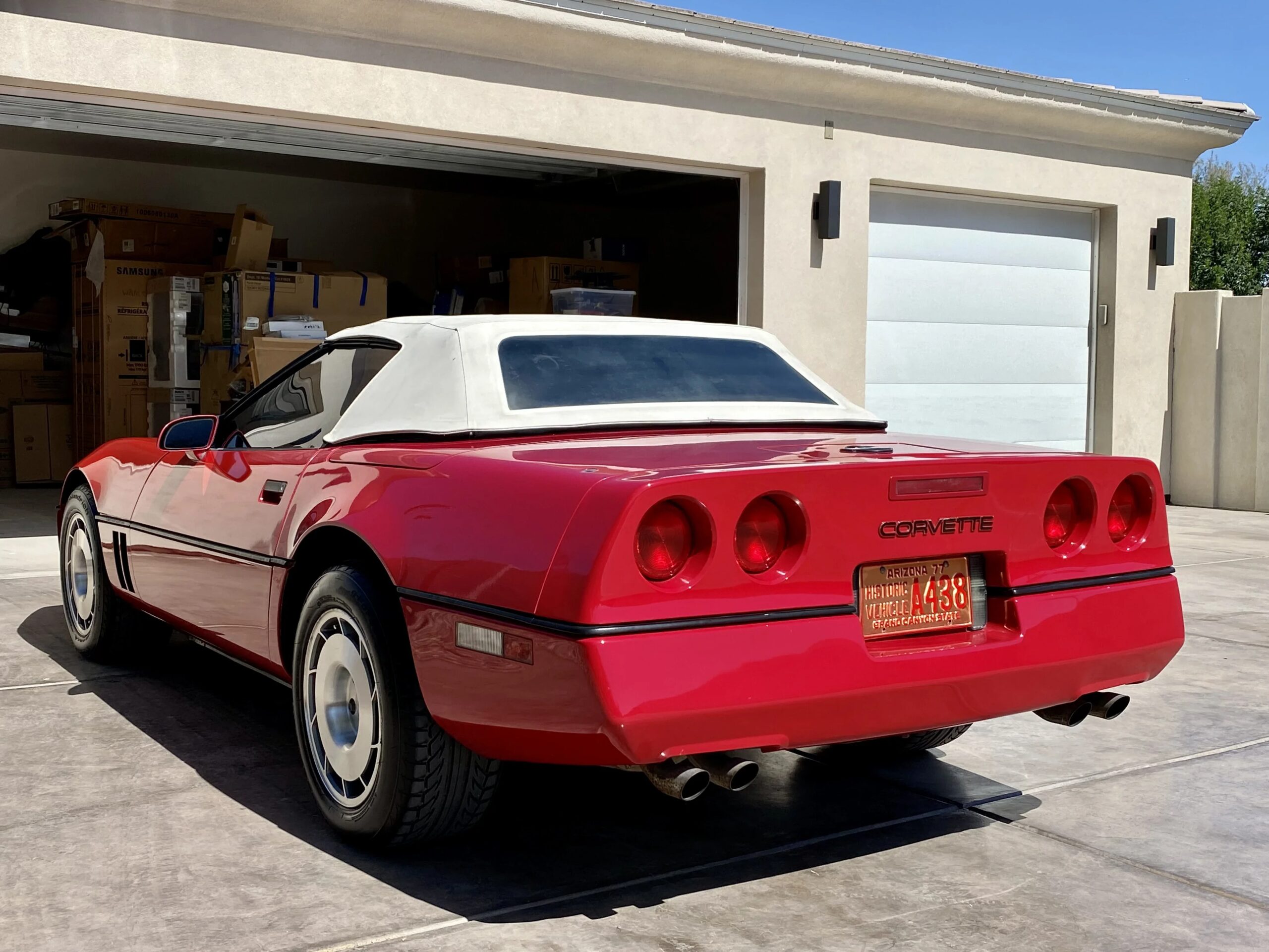 Chevrolet-Corvette-convertible-1986-Red-Red-9