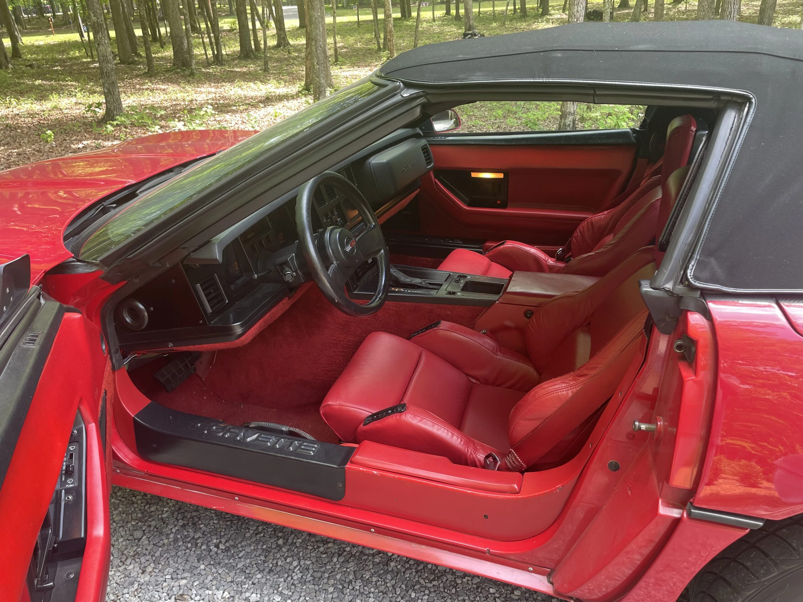 Chevrolet-Corvette-convertible-1986-Red-Red-9