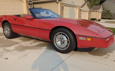 Chevrolet-Corvette-convertible-1986-Red-Tan-7