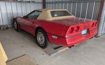 Chevrolet-Corvette-convertible-1986-Red-Tan-9