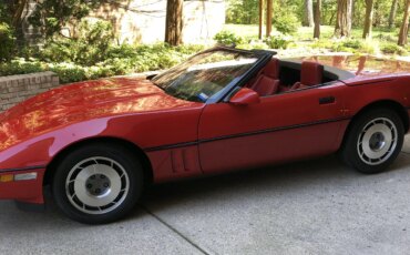 Chevrolet-Corvette-convertible-1987-Red-Red-1