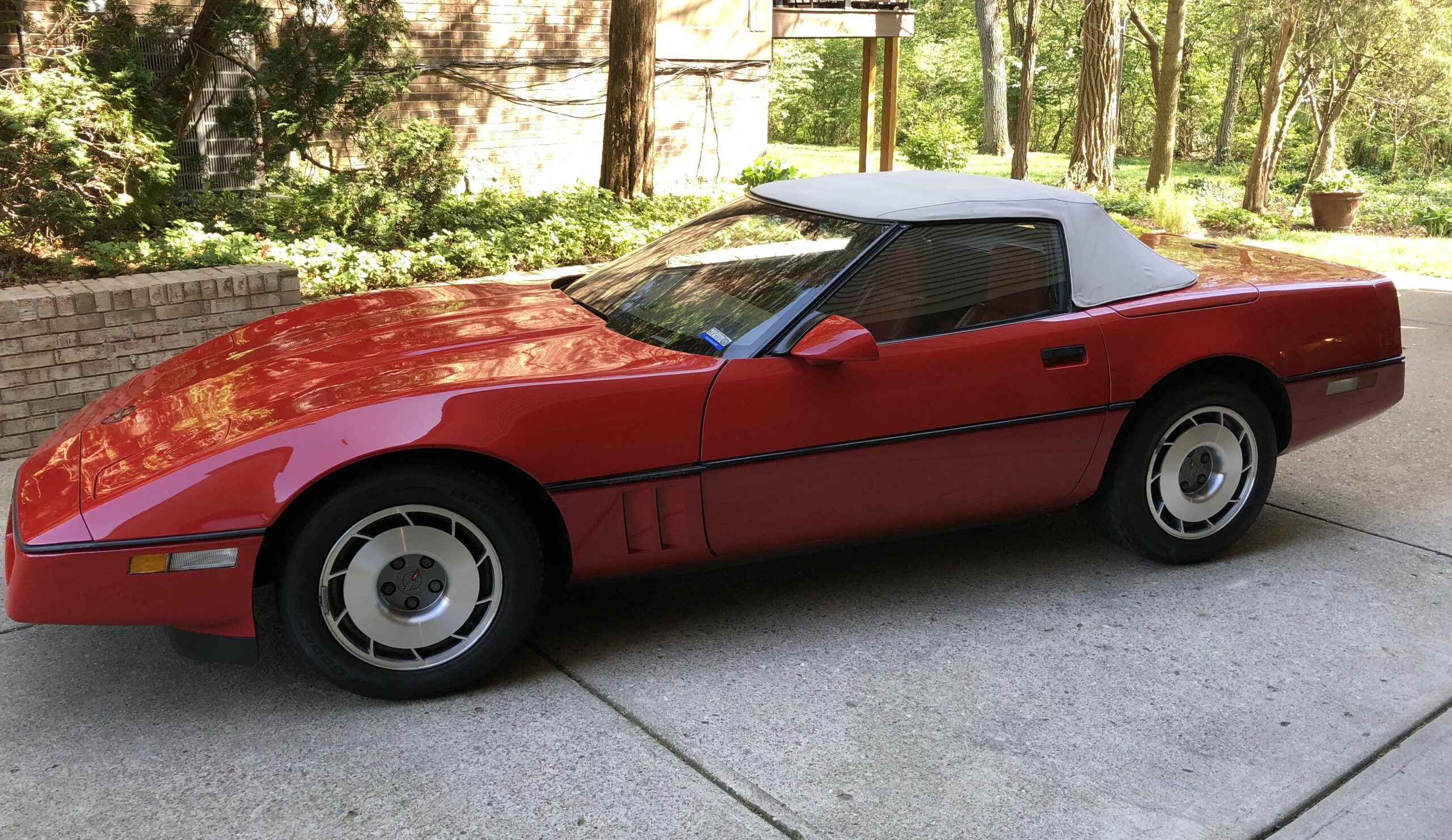 Chevrolet-Corvette-convertible-1987-Red-Red-6