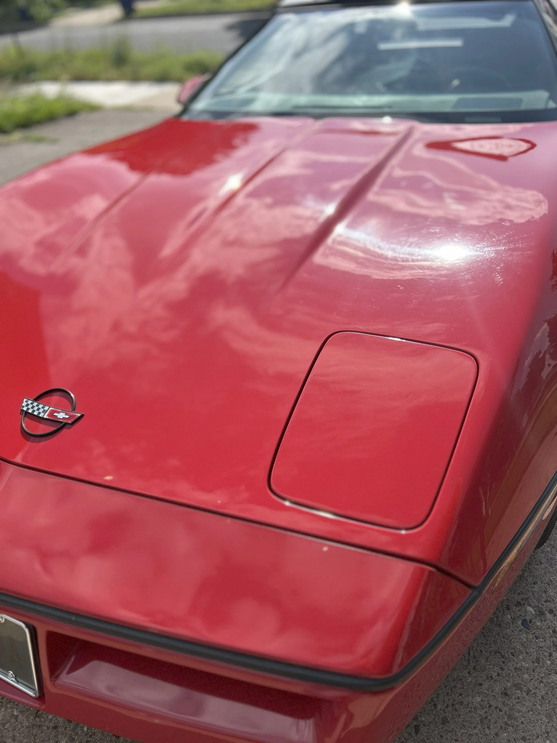 Chevrolet-Corvette-convertible-1989-Red-Red-1