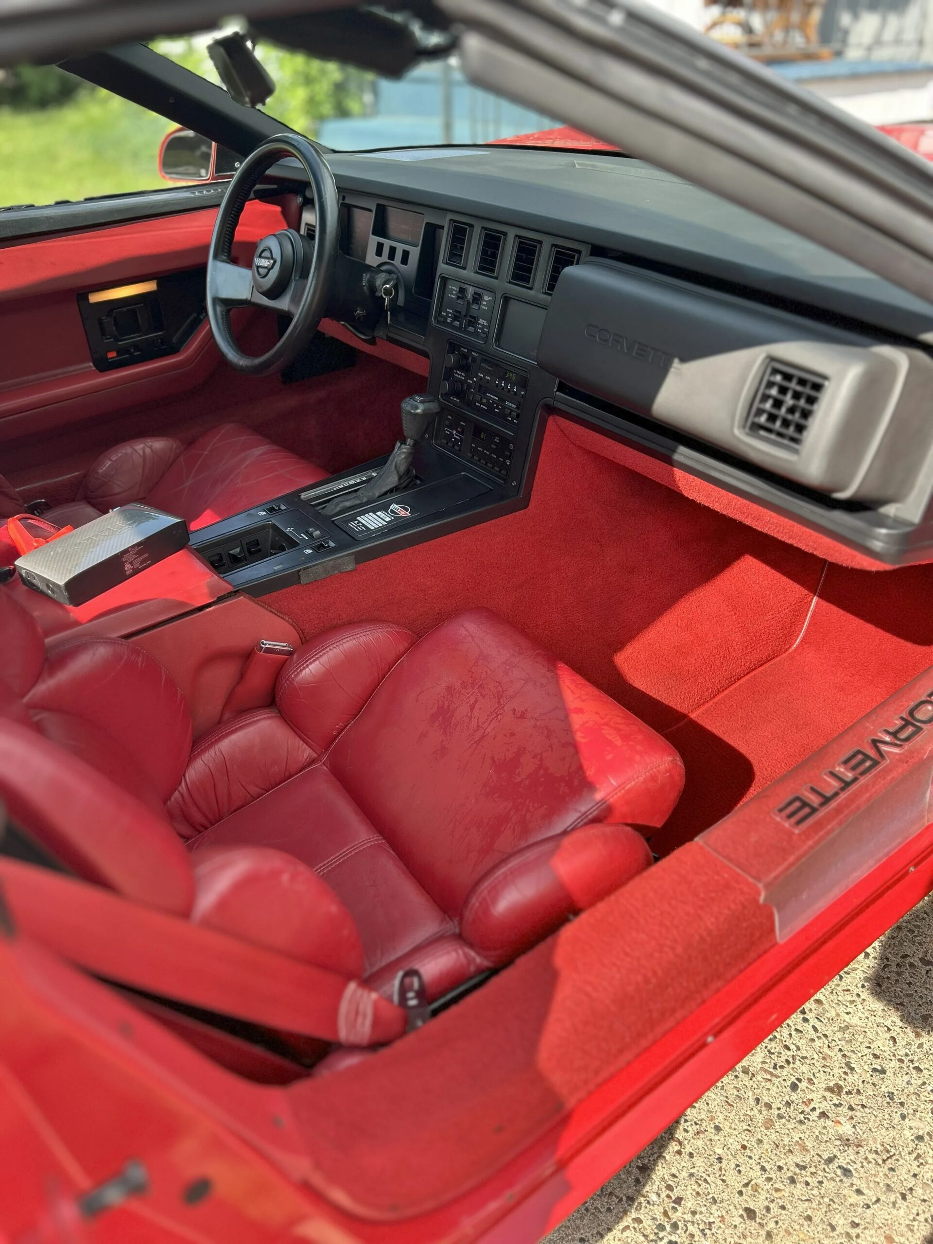 Chevrolet-Corvette-convertible-1989-Red-Red-10