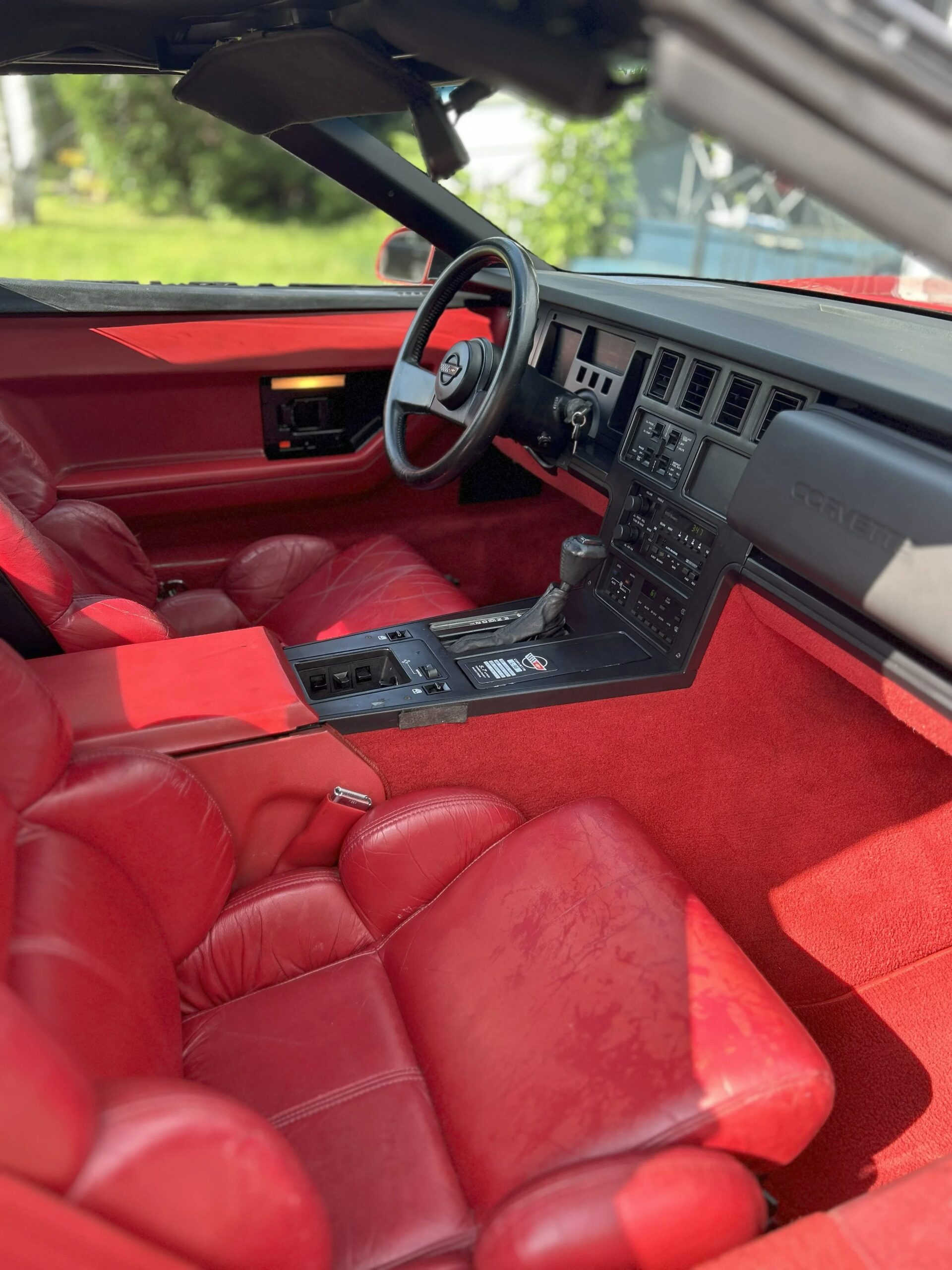 Chevrolet-Corvette-convertible-1989-Red-Red-11