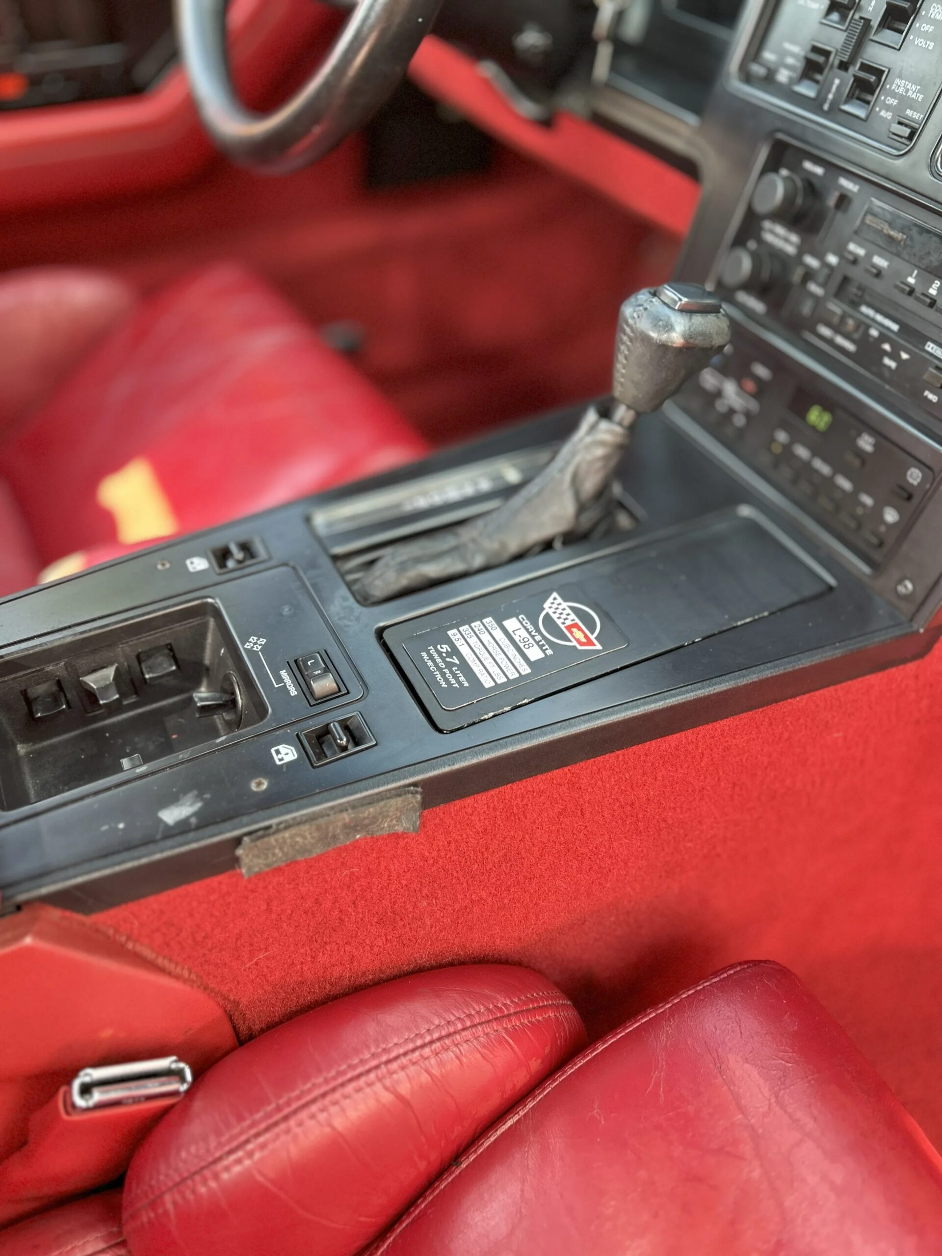 Chevrolet-Corvette-convertible-1989-Red-Red-12