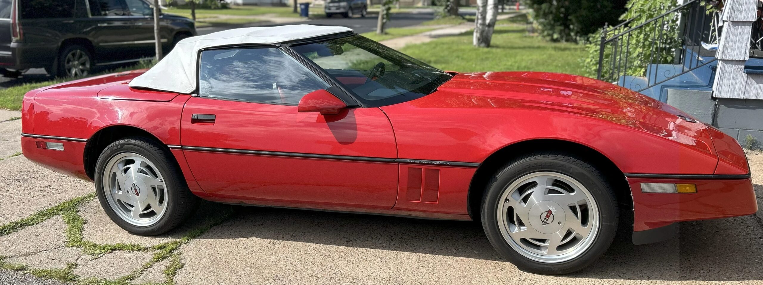 Chevrolet-Corvette-convertible-1989-Red-Red-9