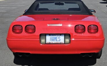 Chevrolet-Corvette-convertible-1991-Red-Black-1