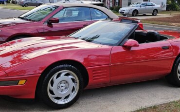 Chevrolet-Corvette-convertible-1991-Red-Black-10