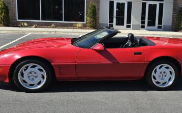 Chevrolet-Corvette-convertible-1991-Red-Black-2