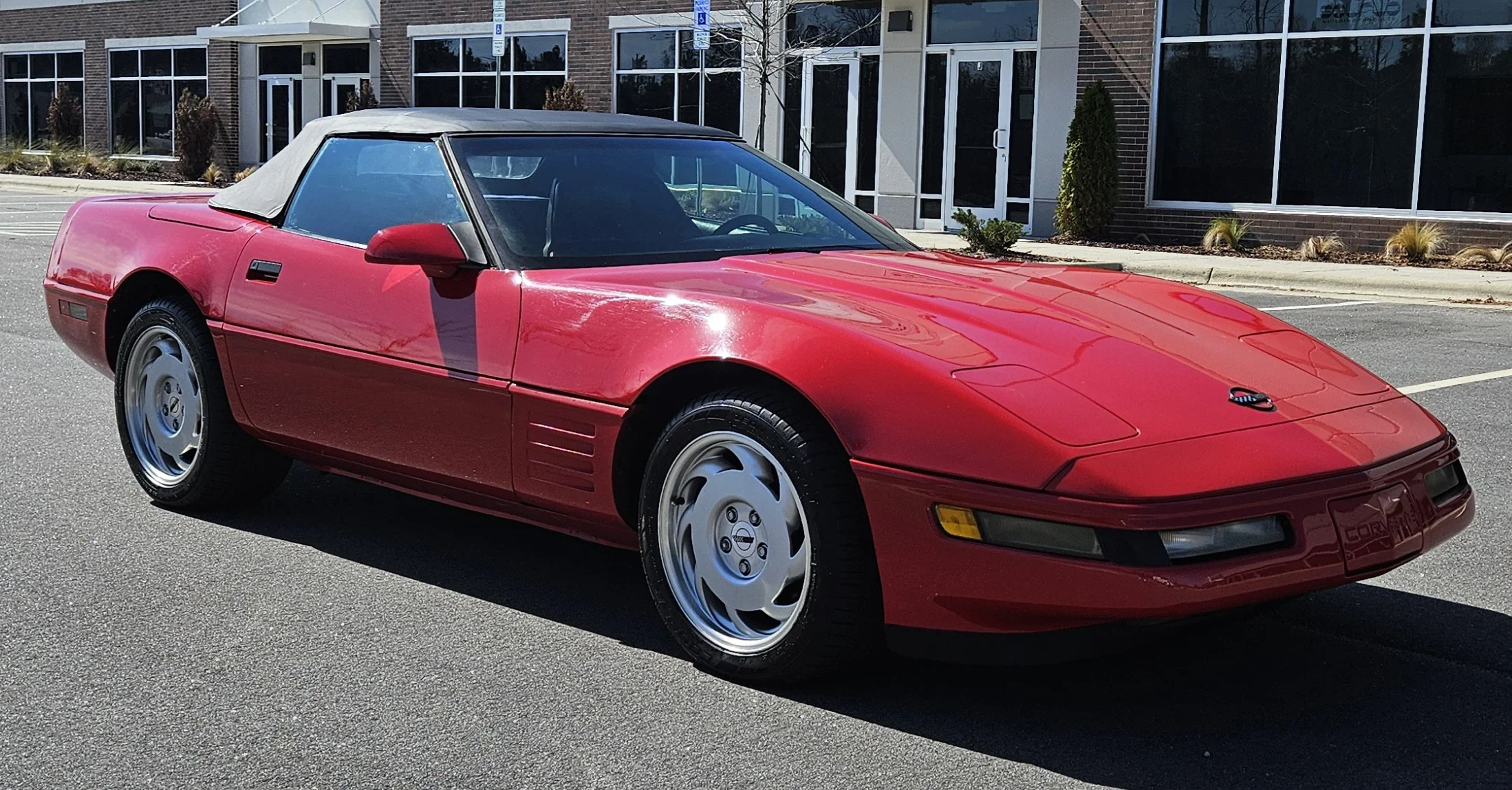 Chevrolet-Corvette-convertible-1991-Red-Black-26