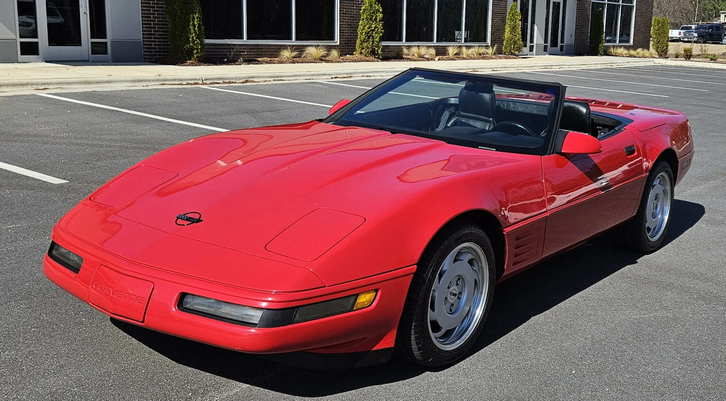 Chevrolet-Corvette-convertible-1991-Red-Black-4
