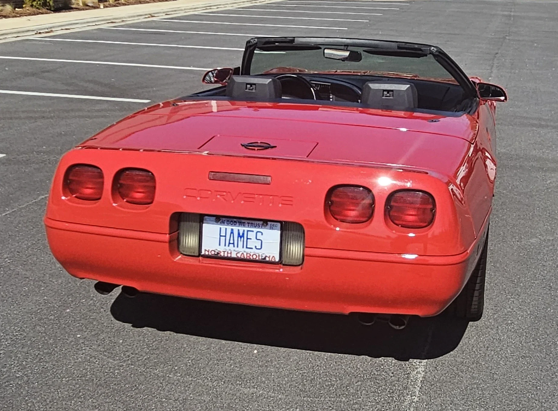 Chevrolet-Corvette-convertible-1991-Red-Black-5
