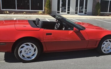 Chevrolet-Corvette-convertible-1991-Red-Black-6