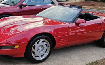 Chevrolet-Corvette-convertible-1991-Red-Black-7